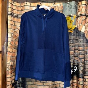 Free Assembly Long Sleeve Lightweight Sweatshirt - Mens Large - Navy Blue